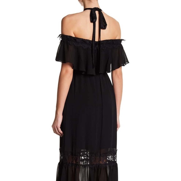 LIKE NEW Nanette Lepore Halter Cold Shoulder Dress - Picture 4 of 7
